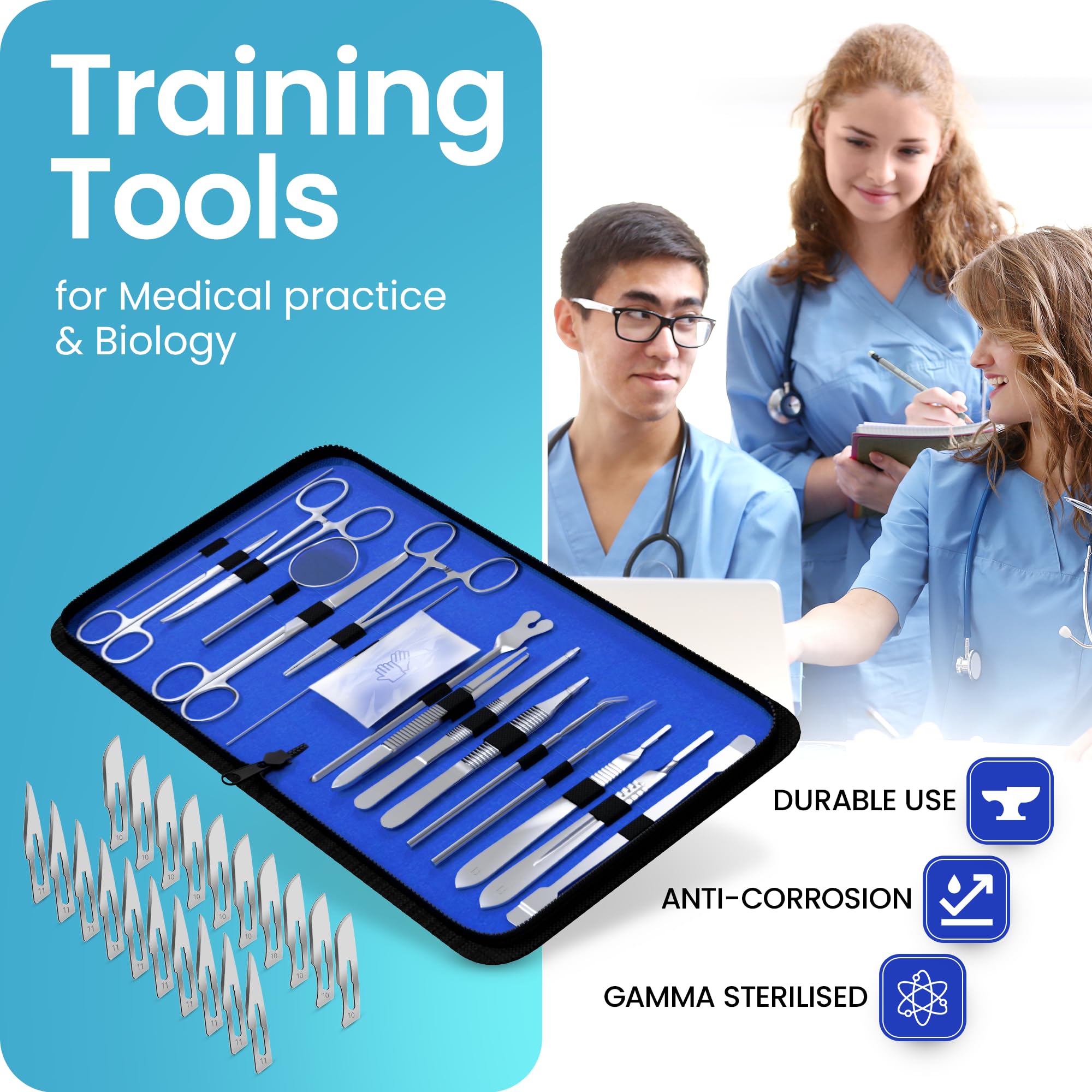 Core Flex Dissection Kit Durable 38-Piece for Medical & Veterinary Students — Amazon image 3