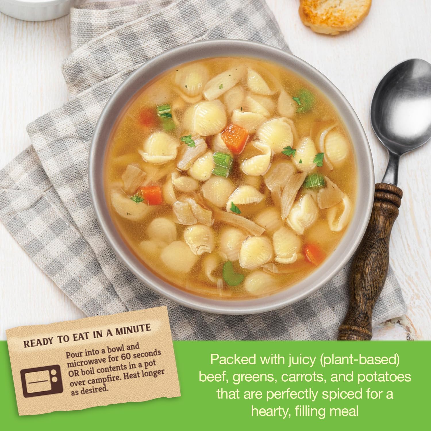 unMEAT Hearty Chick’n Noodle Plant-Based Soup, 15oz Can – Non-GMO, Vegan, High Protein, Ready to Eat, Comfort Food, 100% Plant-Based Healthy Soup (Pack of 12)