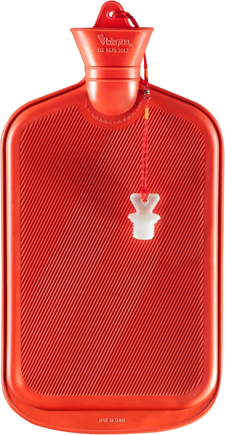 Peterpan Hot Water Bottle with Luxury Faux Fur Cover, Size: XXX-Large, Hot Water Bottles for Pain Relief, BPA & PVC Free, 100 Fl Oz Capacity, Original, Rich Teddy Golden-Brown