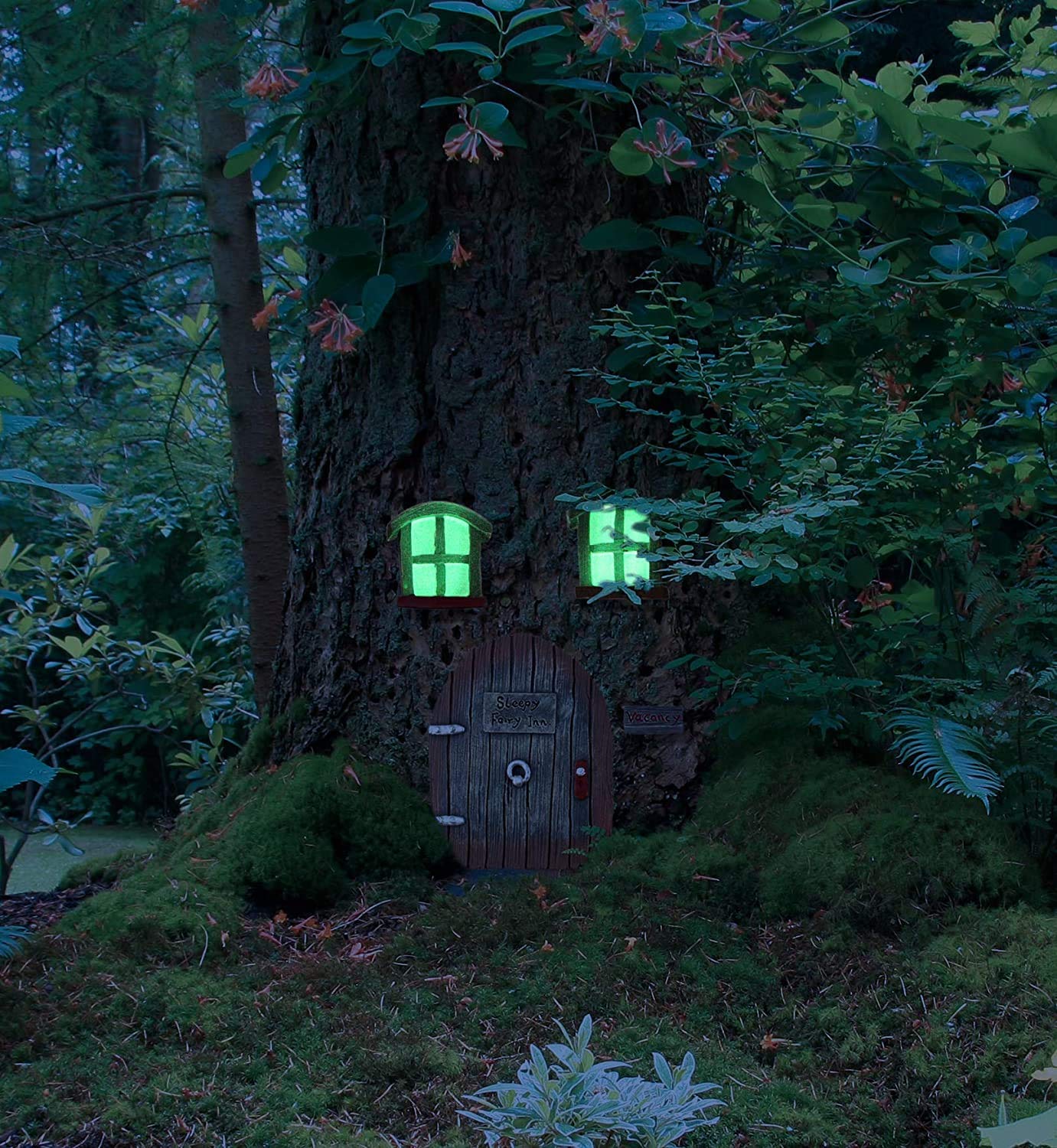 Starnearby Fée Solaire Statue Extérieure En Réserve, Figurine De Jardin Avec Lampe, Sculpture Décorative Pour Balcon