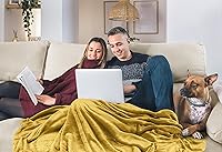 Vista 182 de Utopia Bedding - Manta de vellón de lujo, mullida, antiestática; manta de suave microfibra de 8.8 oz/yd² (300 g/m²) para cama; tamaño individual