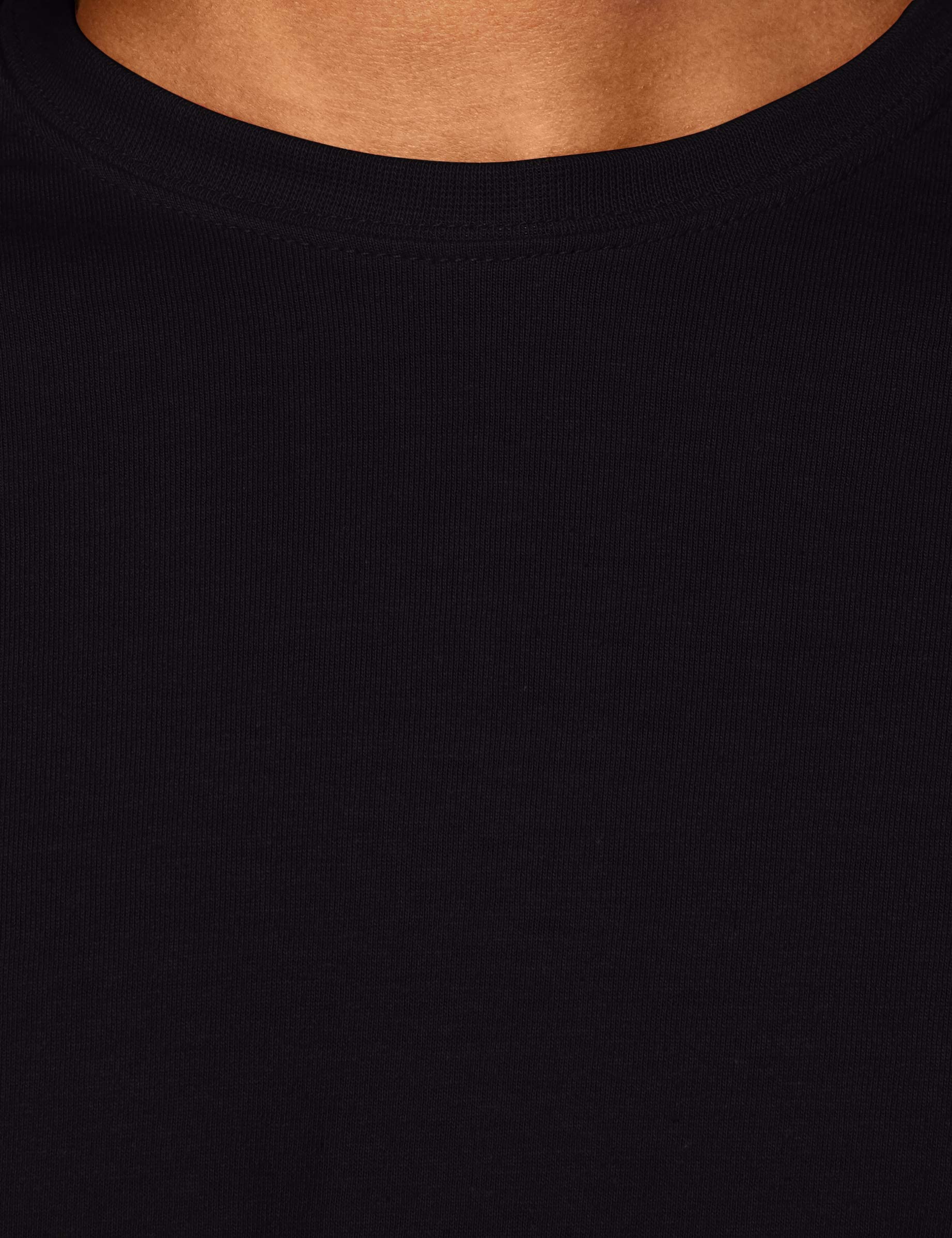 Lower East Long-Sleeved Men's Shirts, 100% Cotton, Crew Neck (Pack of 5)