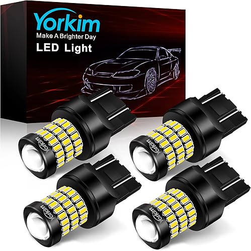Miniatura 11 de Yorkim - 194 bombillas LED ámbar súper brillantes de 5ª generación, T10, 168 bombillas LED, bombillas W5W para interior de coche, cúpula, mapa
