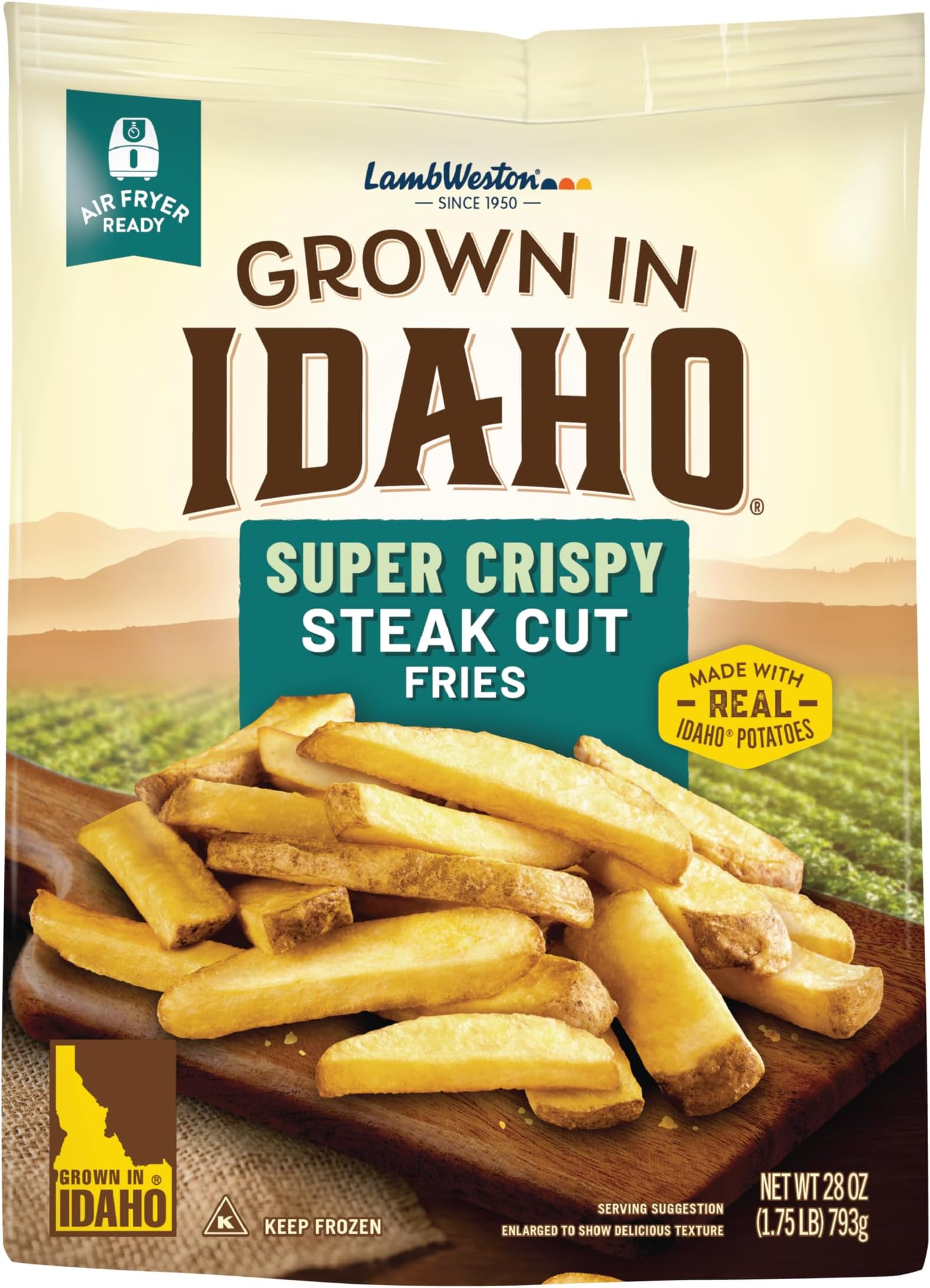 Super Crispy Steak Cut Fries, 28 oz (Frozen)