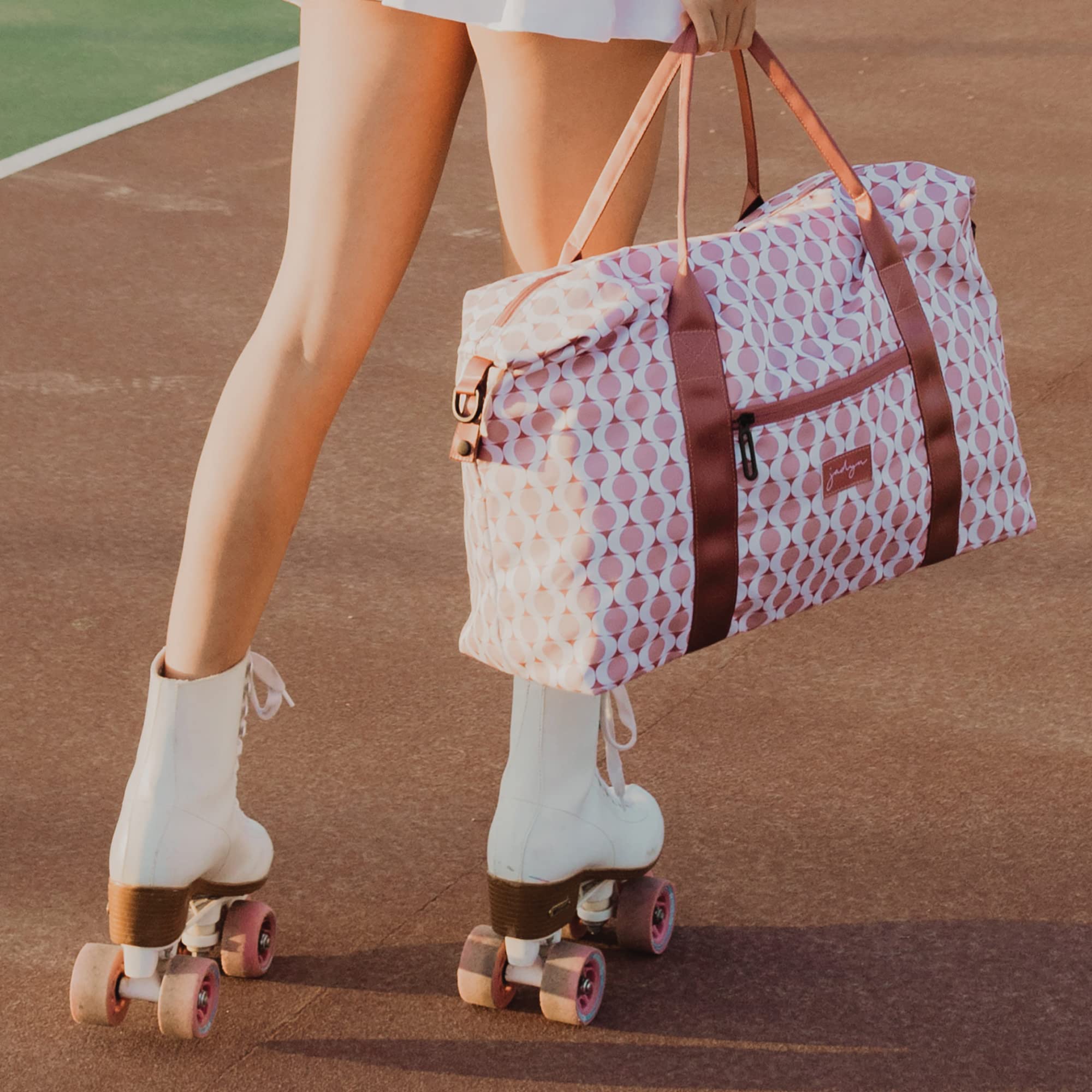 Jadyn Damski bagaż podręczny Lola, jeden rozmiar, Różowy retro, Jeden rozmiar, Torba podróżna