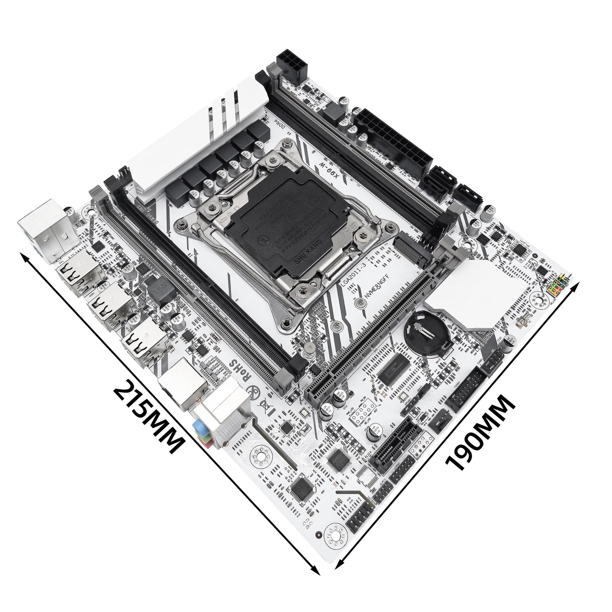 Kit de Placa Base X99-W con LGA2011-3 E5 2680V4 CPU DDR4 16GB (1 * 16GB) 2133MHZ NVME M.2(Motherboards)