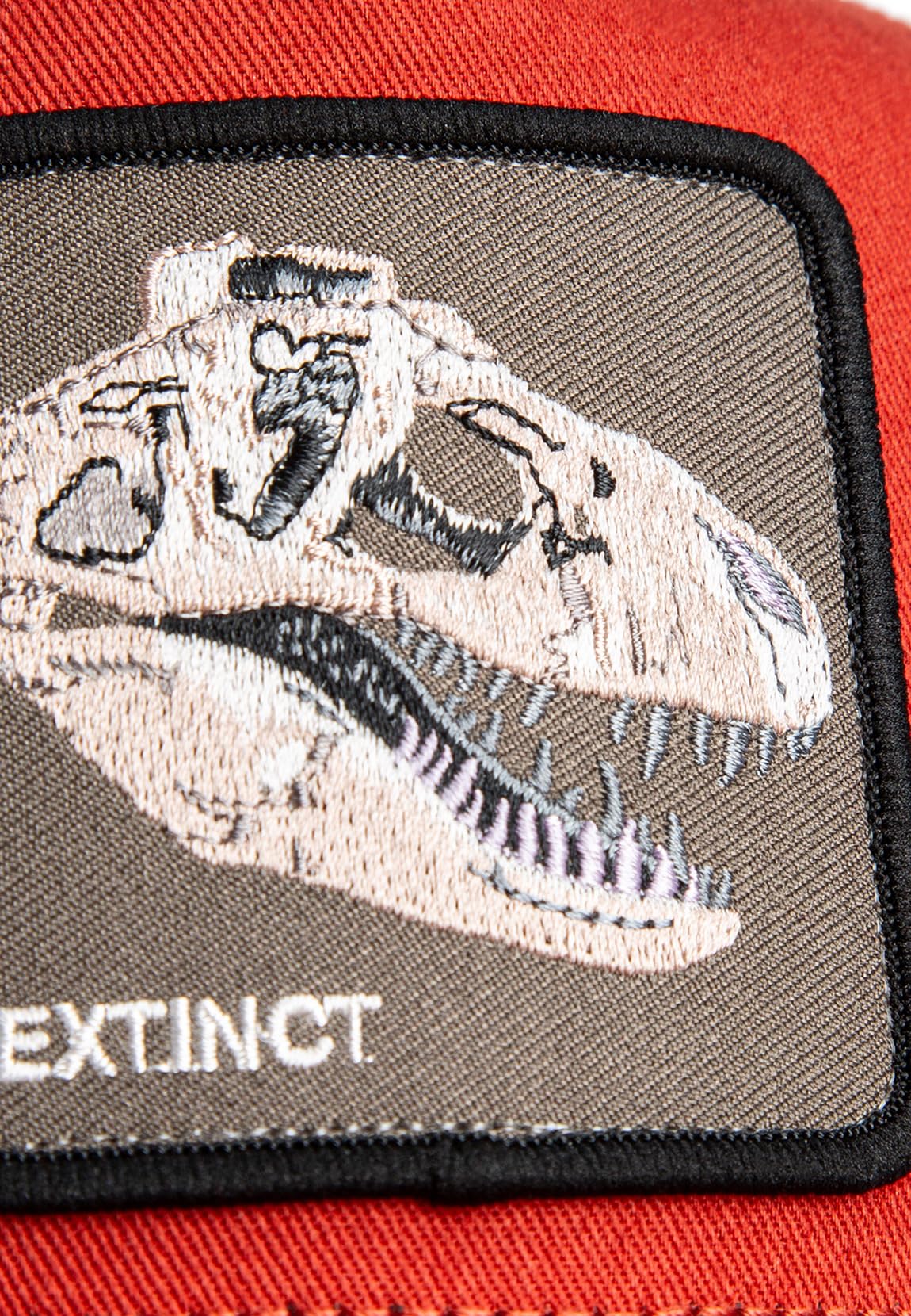 Goorin Bros. Trucker Cap The Extinct Skull Solar Red Size:OneSize