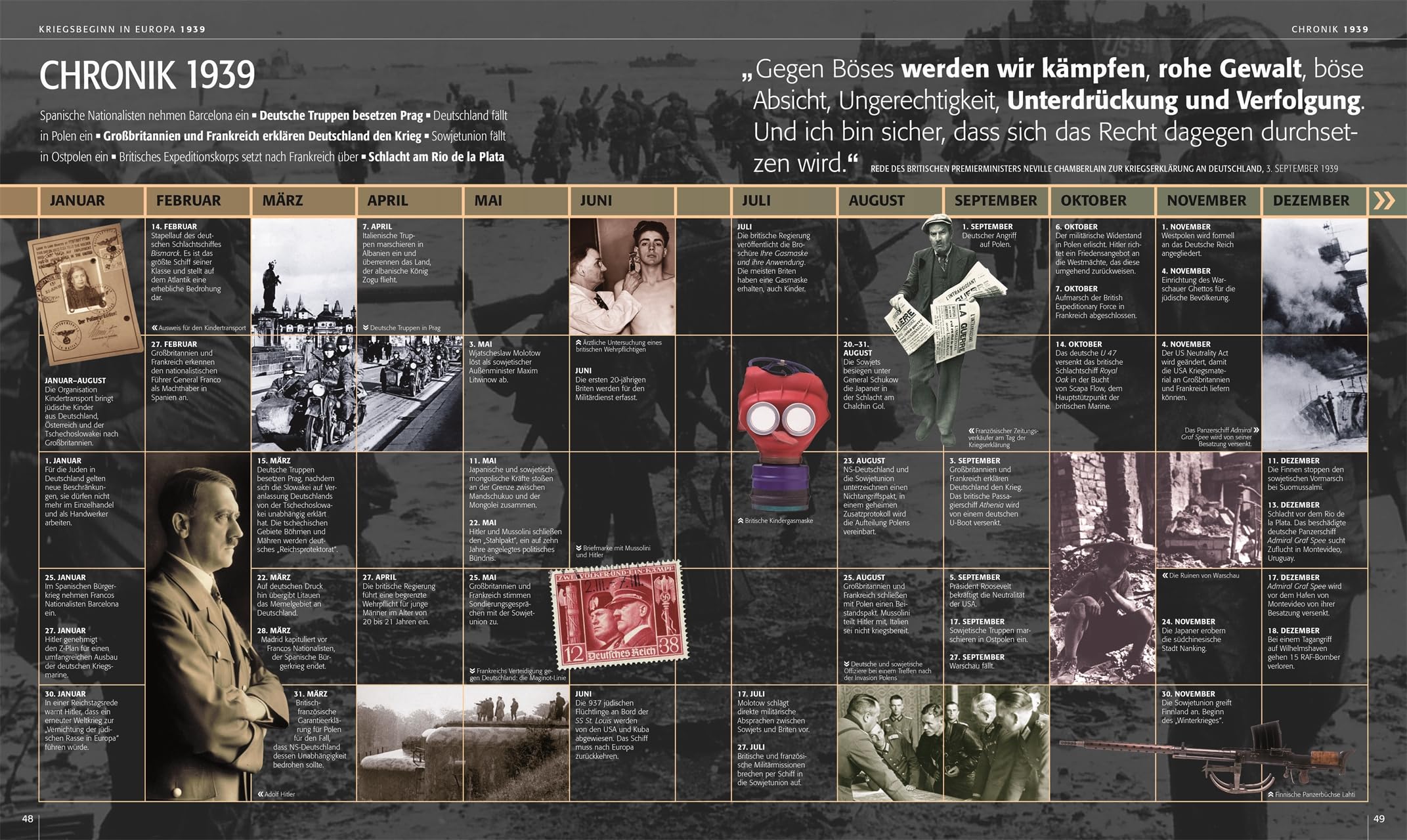 Der Zweite Weltkrieg: Die visuelle Geschichte. Deutsche Geschichte umfassend und im weltgeschichtlichen Zusammenhang beleuchtet