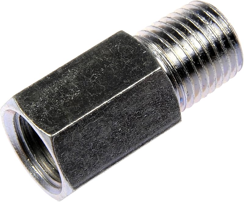 Conector da linha do radiador de óleo da transmissão Dorman 800-609 com tubo de 5/16 in e rosca 1/4-18 in para modelos Ford, Lincoln e Mercury selecionados