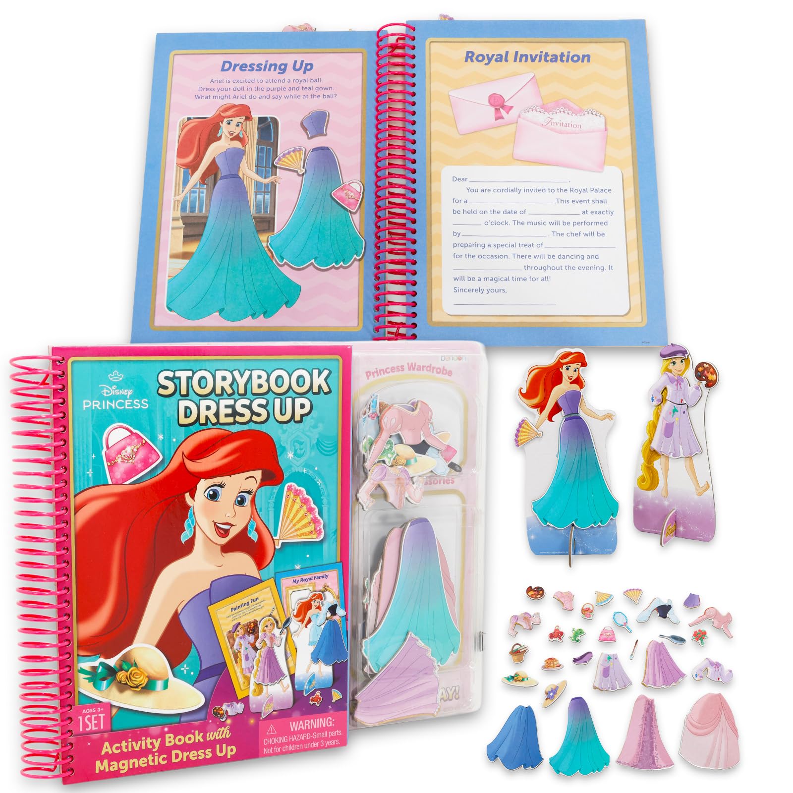 strapless open back dress Melissa & Doug 37 Piece Magnetic Dress Up Playset Princess – Toyworld  Australia