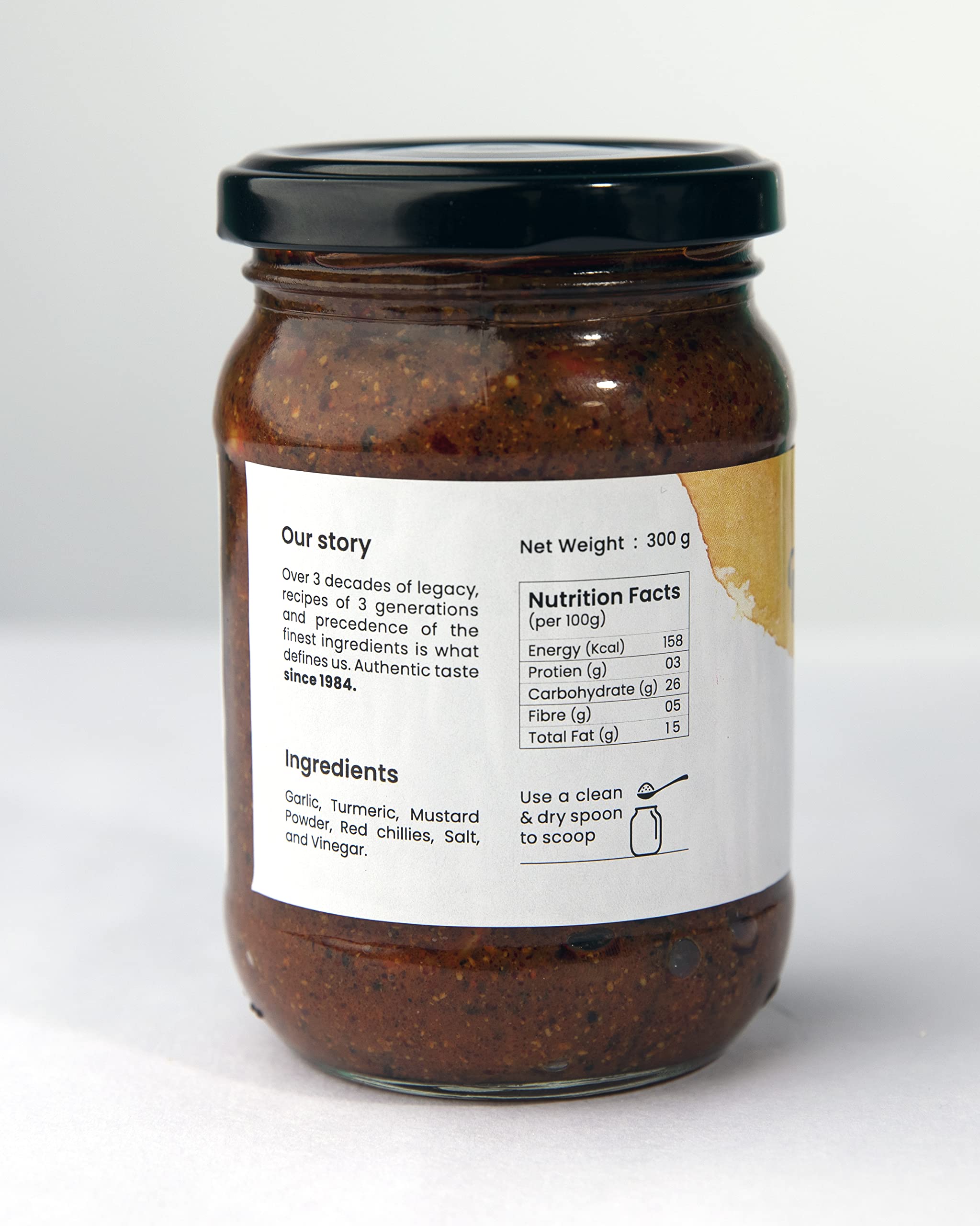 Bhogarajus Garlic Pickle/Lehsun Ka Achar Truly Homemade Traditional Indian Taste(300GM) 1