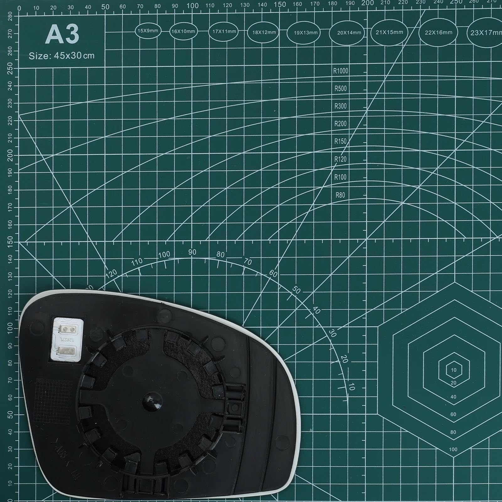 Verres à lentilles Rétroviseur Extérieur Pour Skoda Pour Fabia PourRoomster (2006-2015) : Verre Chauffant, Réflecteur Latéral, Auxiliaire Convexe Remplacement
