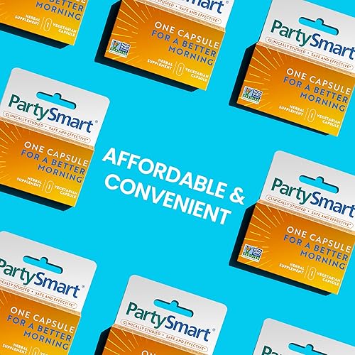 Miniatura 9 de Himalaya PartySmart 10s Paquete de 3 para la prevención de la resaca metaboliza el alcohol y la mañana después 25 gramos