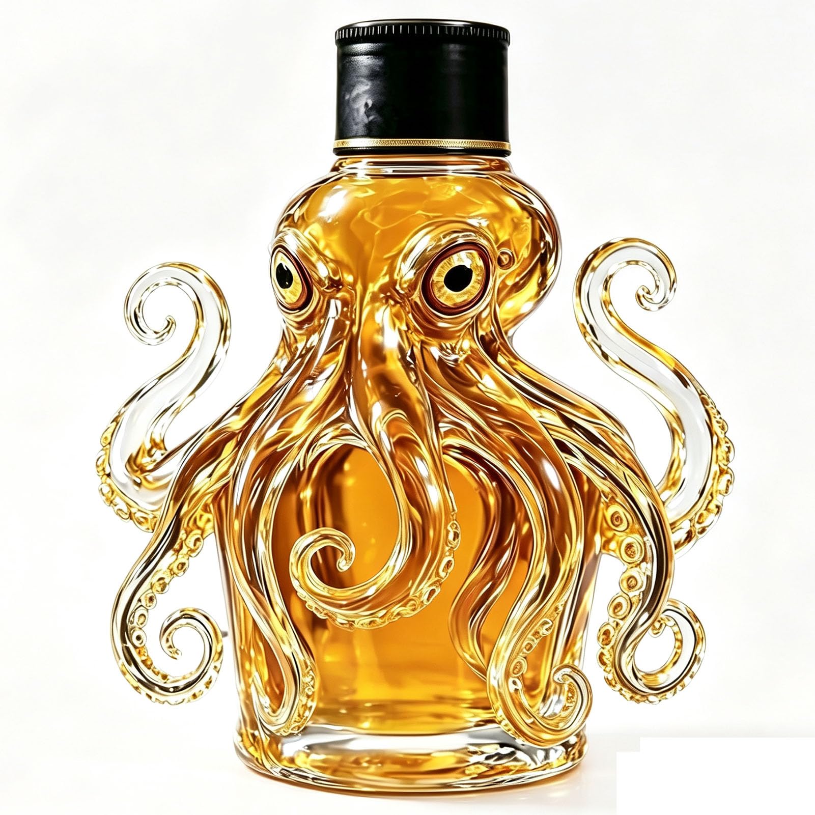 DTSXFTLY Octopus Shaped Whiskey Decanter 3D Animal Decanter Ocean Themed
