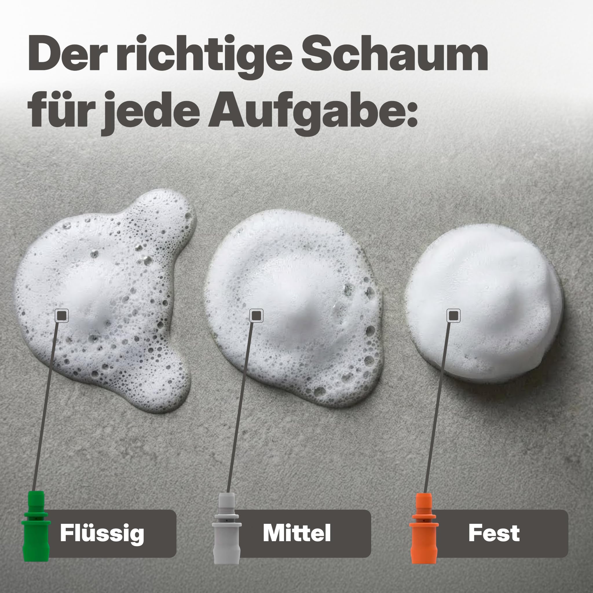 bio-chem Schaumsprüher 1,5L Drucksprühgerät | Schaumkanone für Rauchharz-, Caravan- und Fahrradreiniger | variable Schaummenge