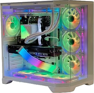 Gaming PC, Core i7-14700F Processor | RTX 5070 12GB GDDR7 | RAM 32GB 5600MHz DDR5 | 1TB Nvme SSD | Cooler 240MM | Windows 11 Pro
