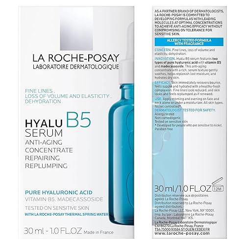 Miniatura 8 de La Roche-Posay Hyalu B5 Pure Hyaluronic Acid Serum for Face, Vitamin B5 + Hyaluronic Acid + Madecassoside, Hydrating Serum Visibly Plumps Skin,