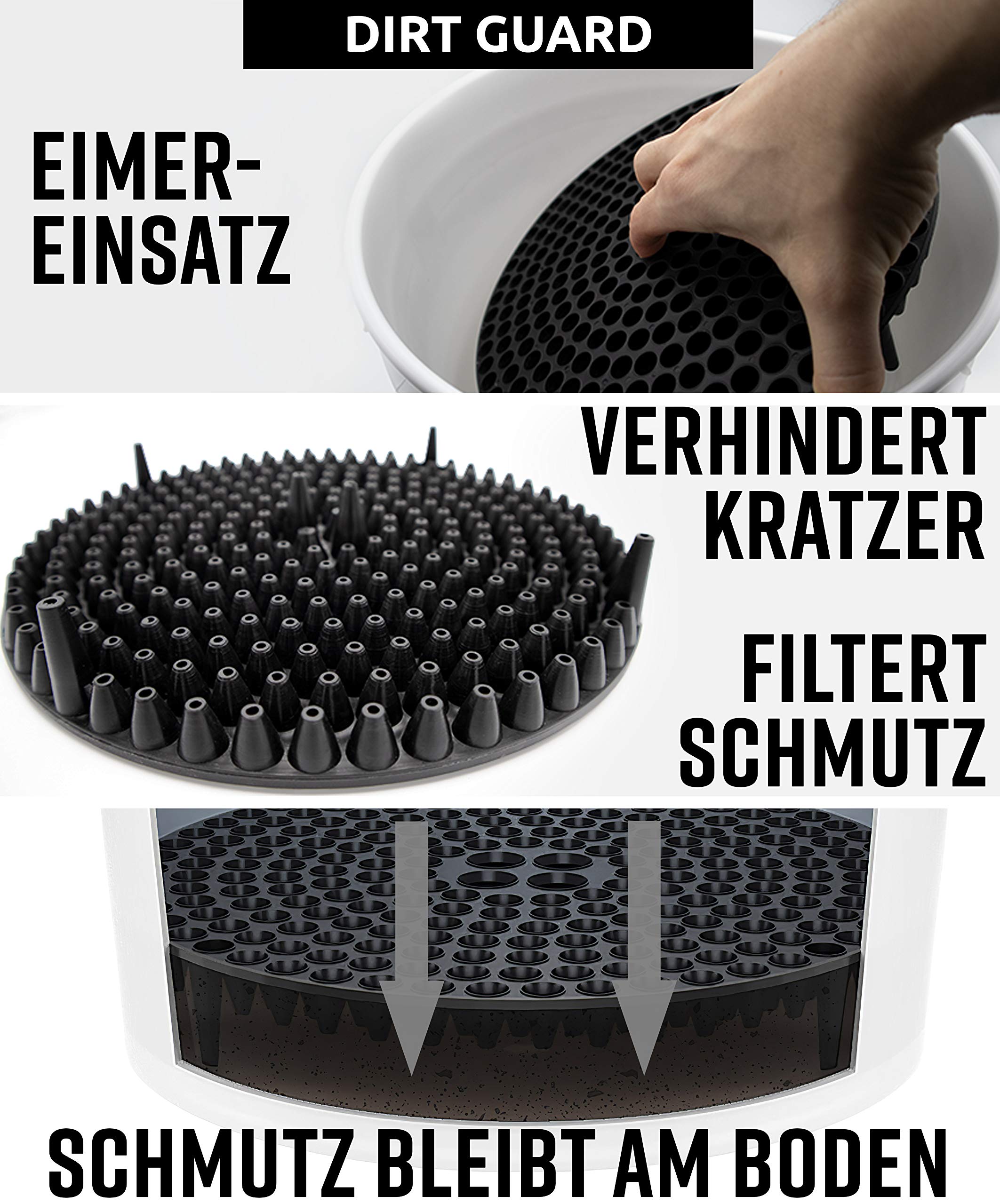 Premium Einsteiger Auto Reinigungsset [5 Teile] - Autopflege Set | Alles für die Reinigung und Pflege deines Autos - Autowasch, Auto Putz Set, Autoreinigung