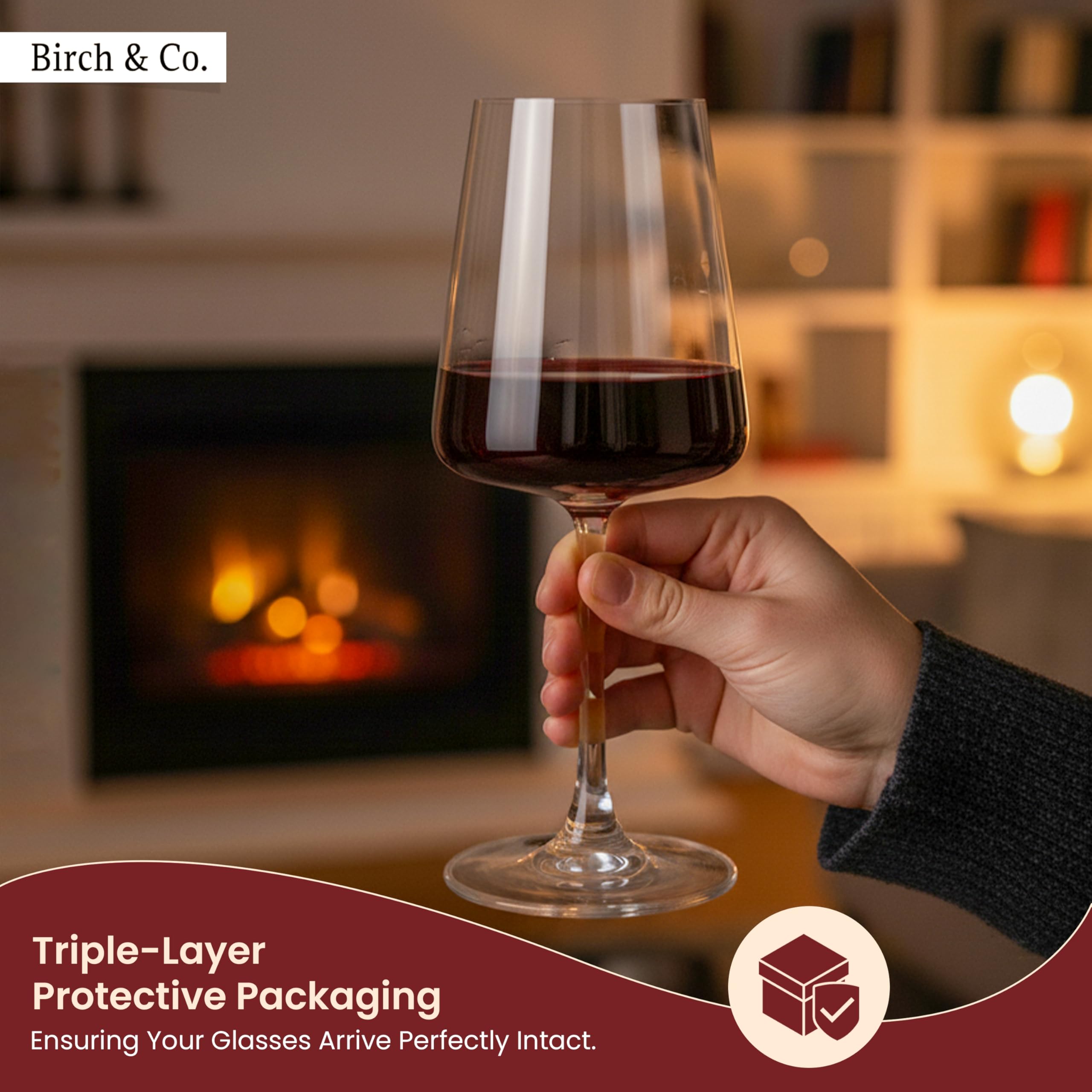 Birch & Co. Vintara Wine Glasses - Set of 2 -6