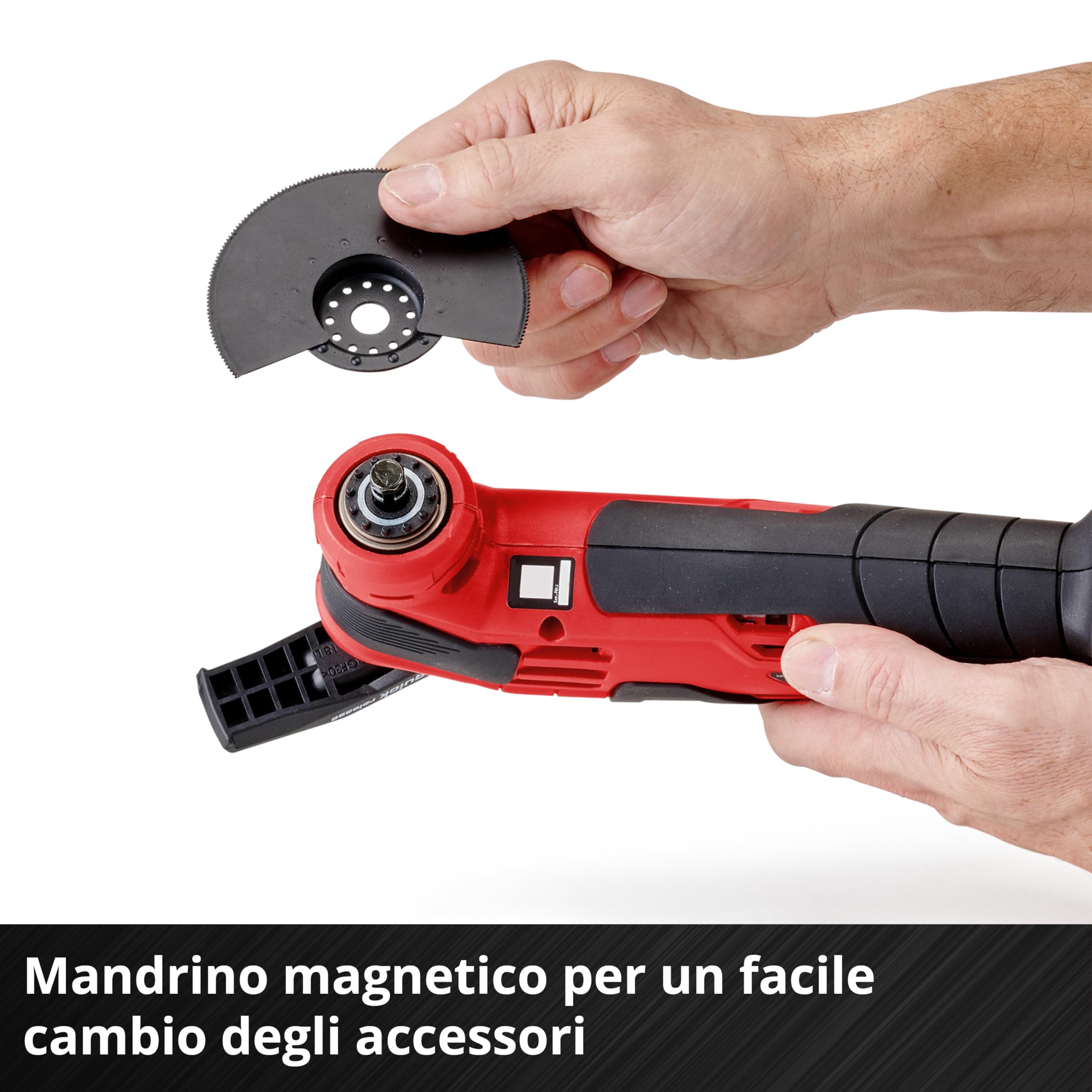 Einhell Utensile Multifunzionale a Batteria Varrito, Nero/Rosso, Solo: Senza Batteria o Caricabatterie