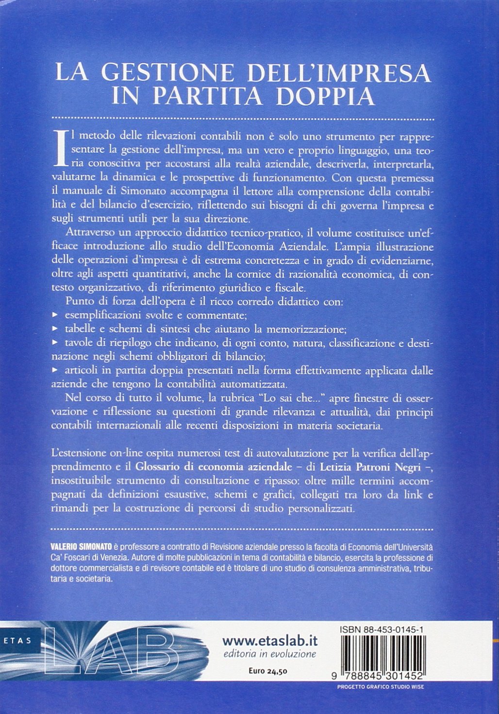 La gestione dell'impresa in partita doppia. Dalle rilevazioni contabili al bilancio d'esercizio