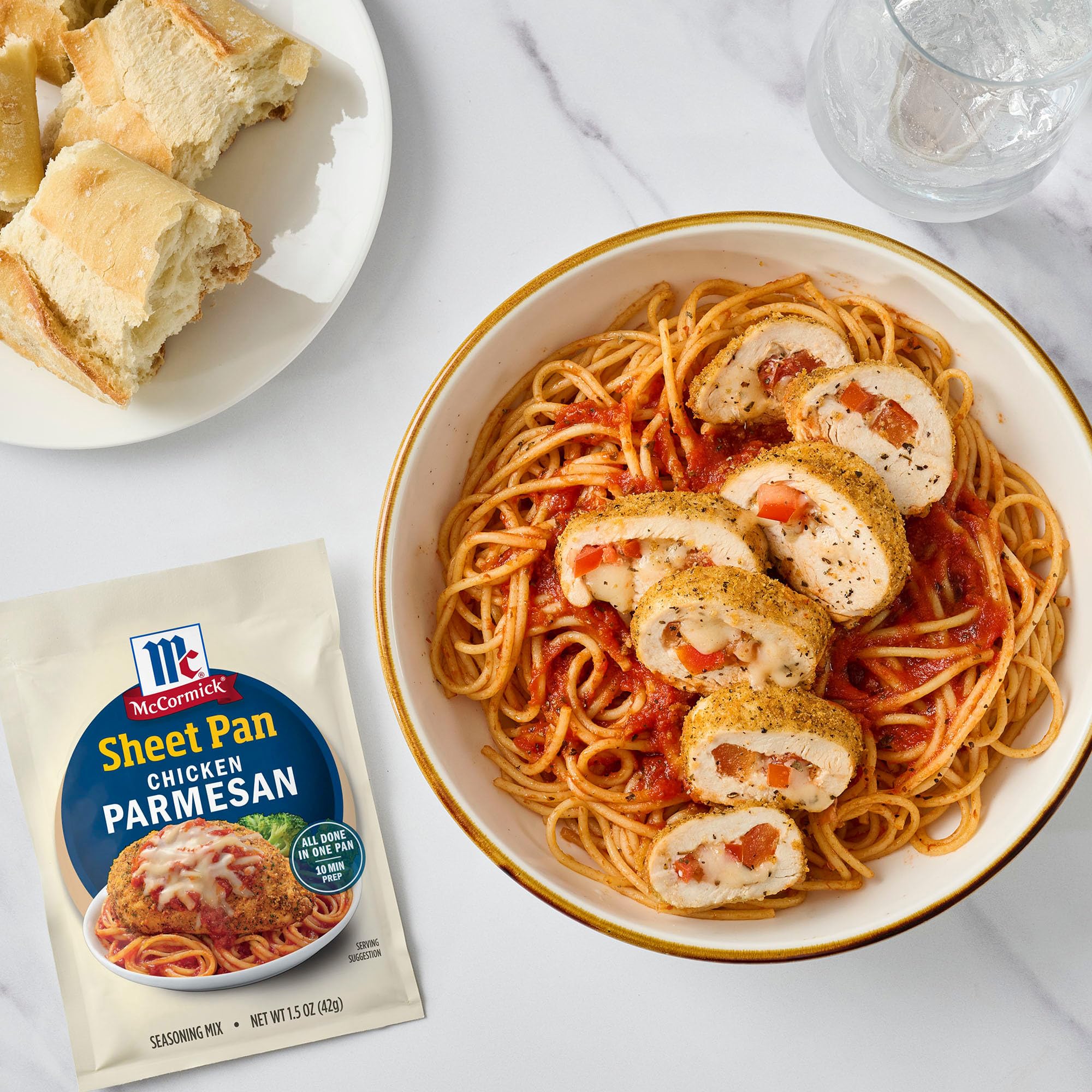 McCormick One Sheet Pan Chicken Parmesan Seasoning Mix 1 5 oz — view 5