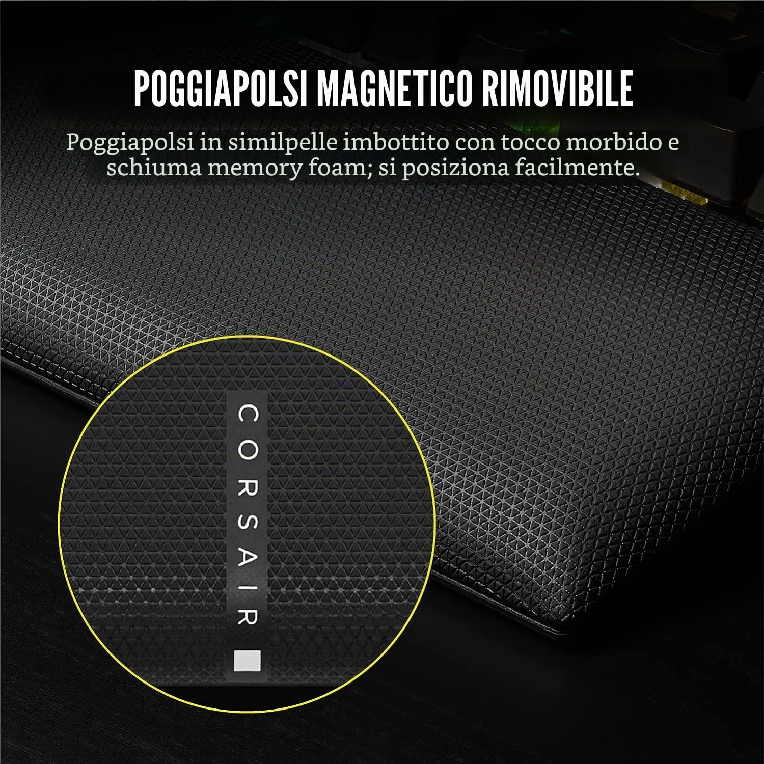 Corsair K100 RGB Tastiera da Gioco Ottico-Meccanica con Cavo - Interruttori OPX - Keycaps PBT - Integrazione Elgato Stream Deck - Compatibile con iCUE - PC, Mac, Xbox - AZERTY FR - Nero