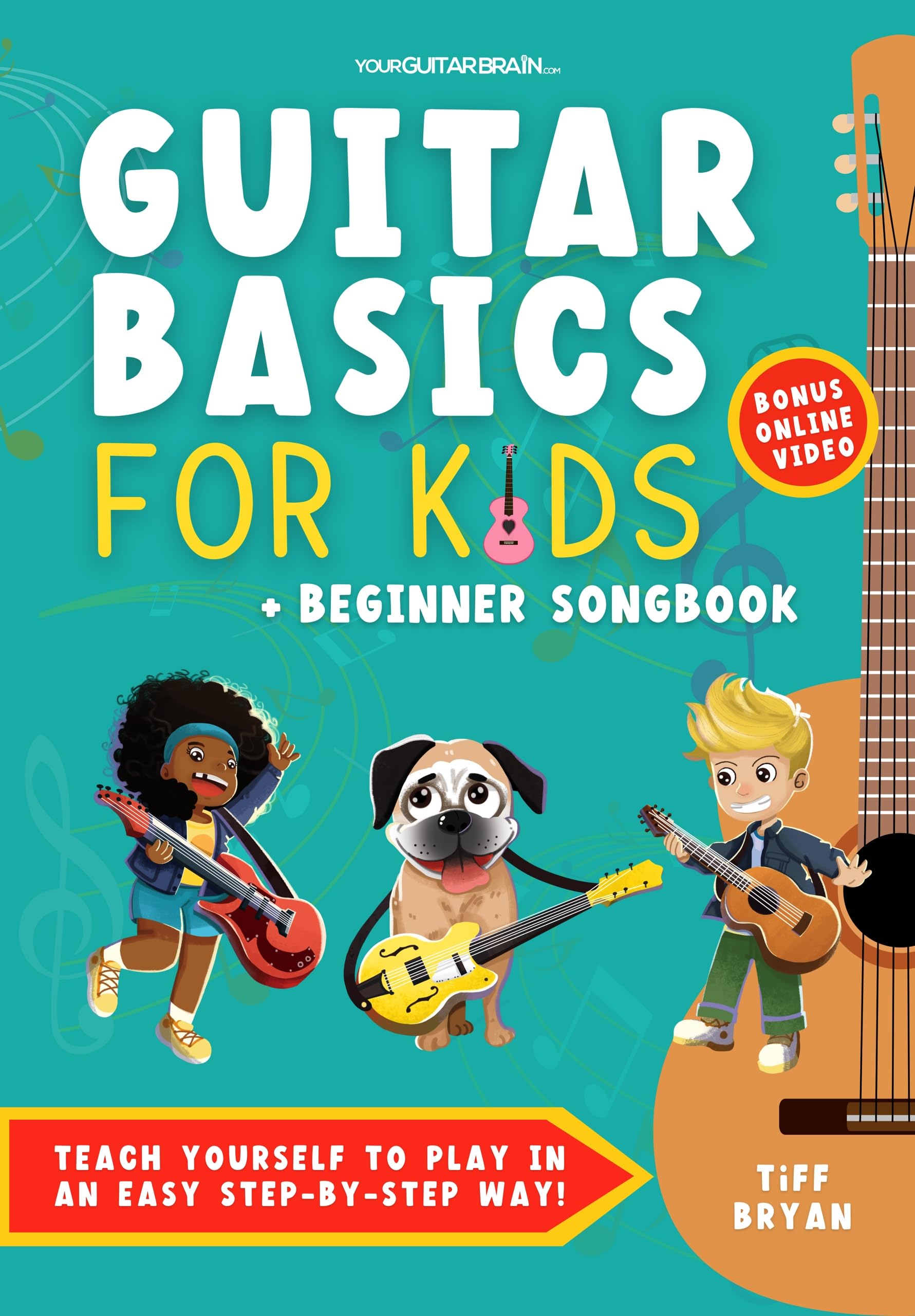 Guitare enfants livre méthode pas à pas pour surmonter les blocages