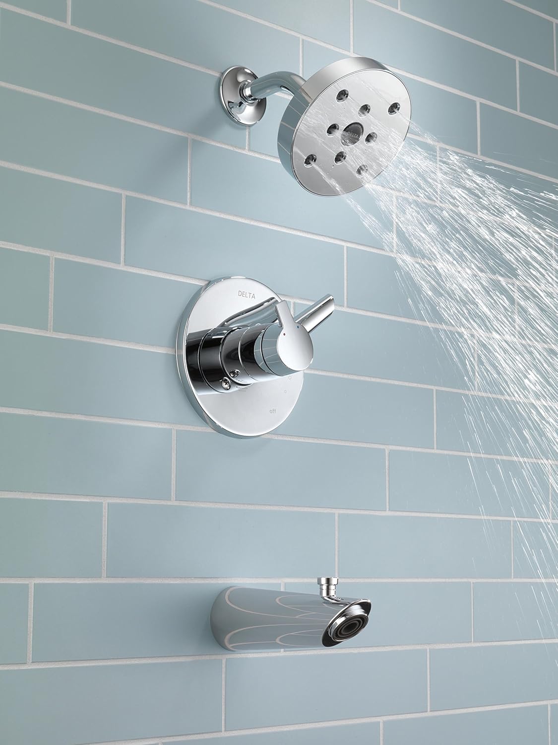 Crаzу Clеаrаnсе Delta Faucet Single-Spray H2Okinetic Shower Head, Chrome RP70175