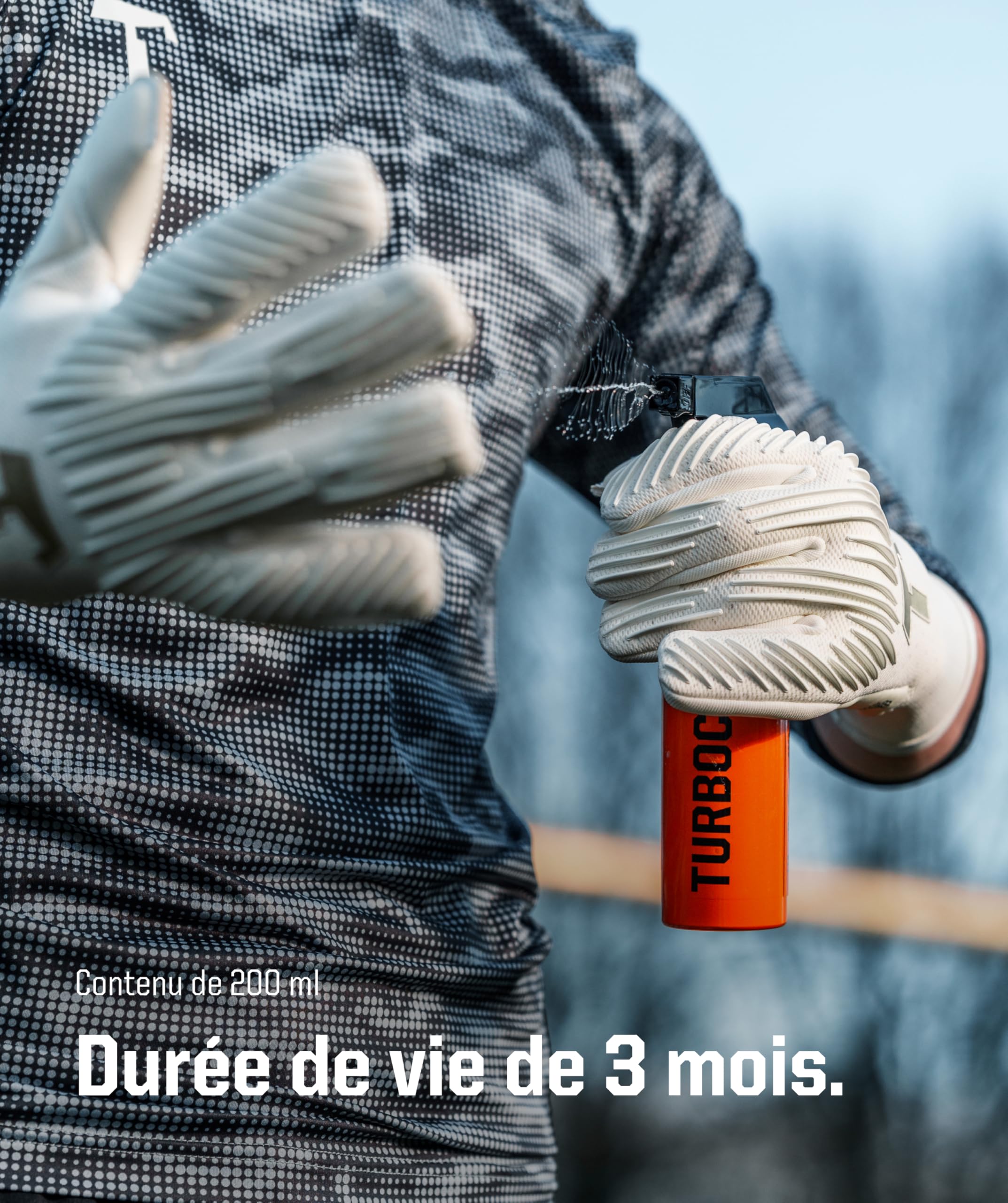 T1TAN TURBOCLEAN & TURBOFRESH nettoyant pour Gants de Gardien 200 ML, Nettoyage du Latex pour Grip Maximal et élimination des odeurs Contre Les bactéries, Performance et fraîcheur Longue durée