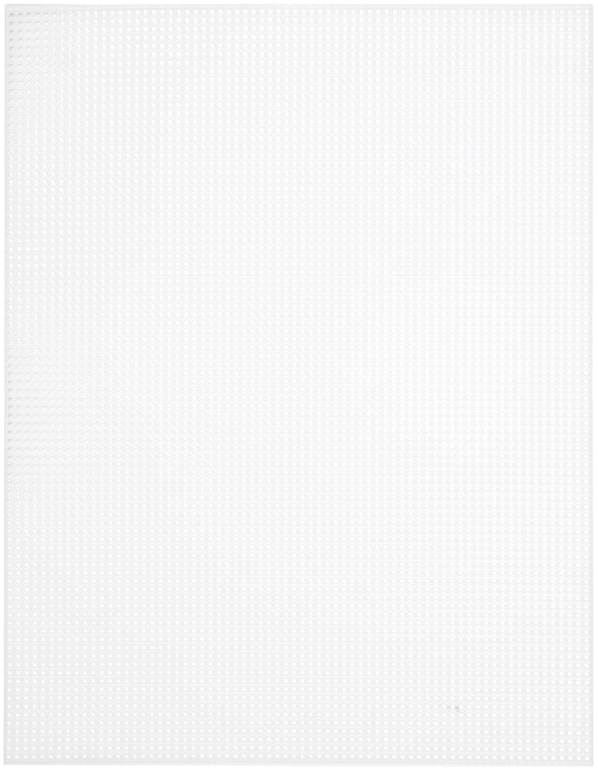 Cousin Clear Diy 7 Count Ultra Stiff Plastic Stitching Canvas, 12 Inch X 18 Inch,