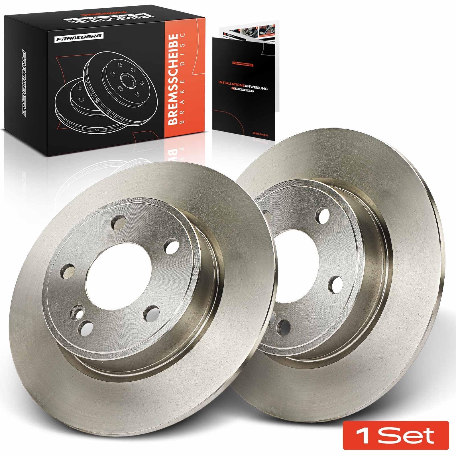 Frankberg 2 dischi freno posteriori pieni ⌀276mm A2464230012 2464230012