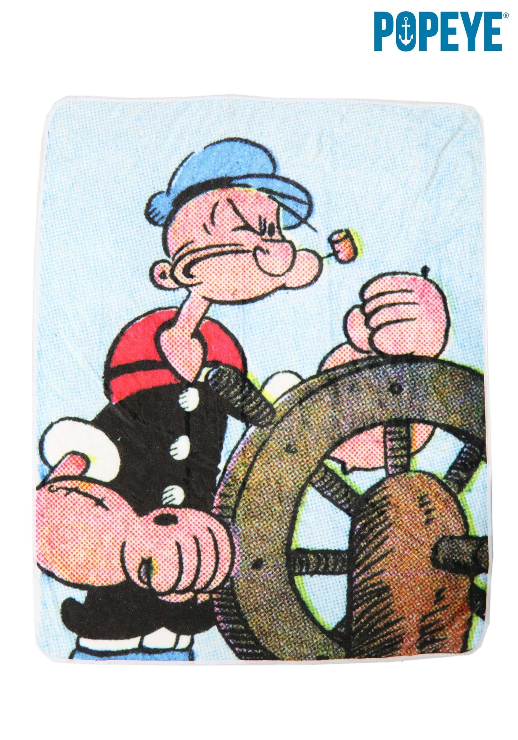 Amazon.com: Fun Costumes Popeye 60x48 Blanket Standard : Home 