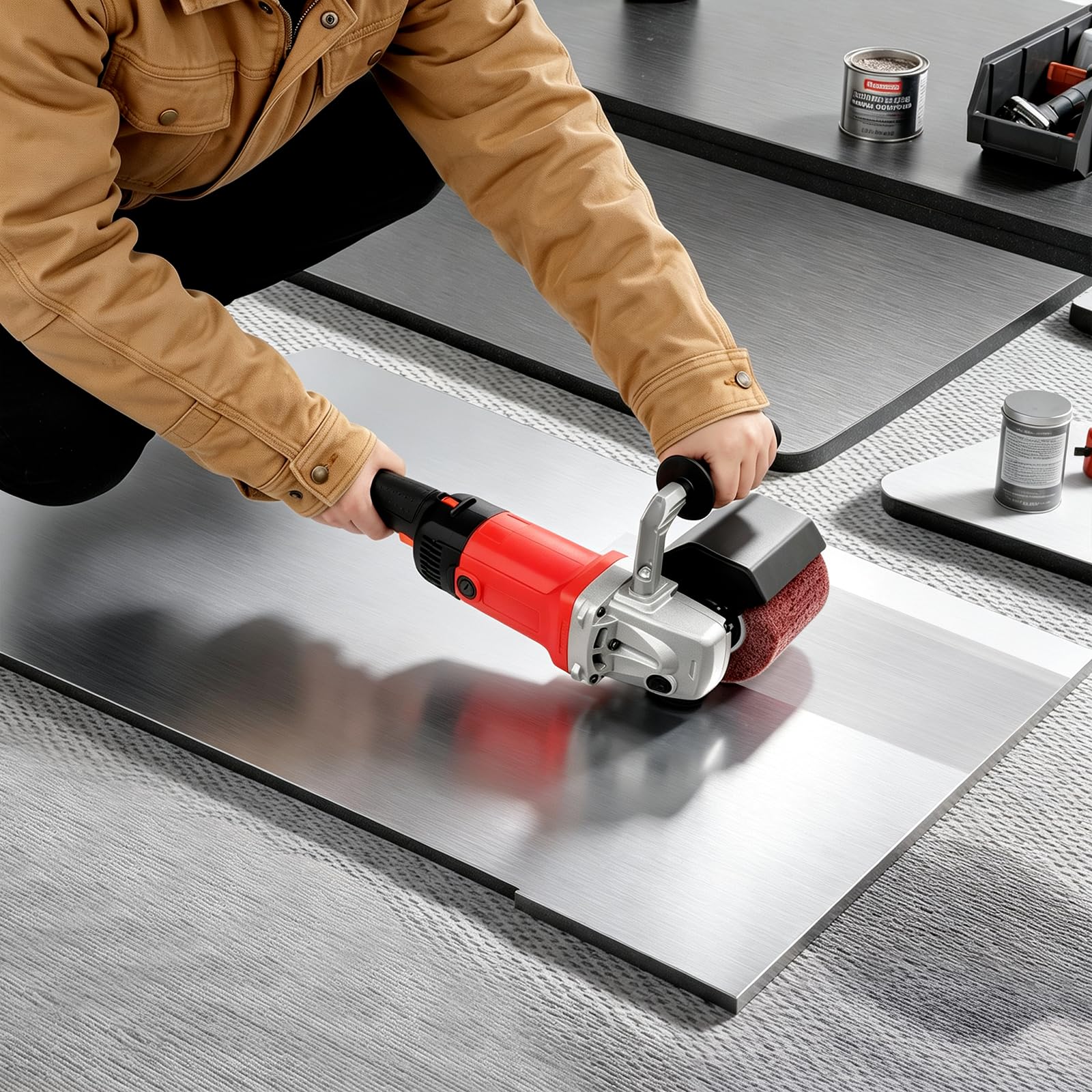 Drahtziehmaschine, Elektrische Schleifmaschine, Bürstenmaschine