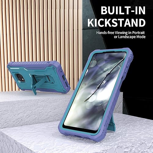 Miniatura 4 de DUOPAL Funda para Motorola Moto G Power 2021, protección de grado militar a prueba de golpes, con protector de pantalla HD de vidrio templado y