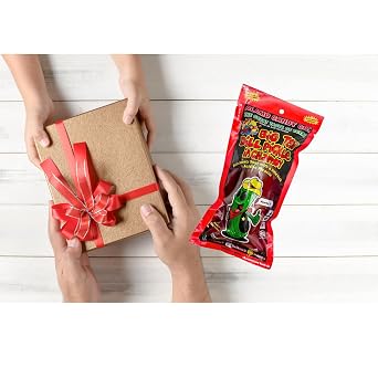 Tiktok Chamoy Pickle Kit With Fruit-Roll-up & Mexican Candy - Includes Lucas Gusano, Skwinkles Salsagheti & More - Snack Gift Box by Ma Lit Candy (Big Tex Chamoy Pickle)