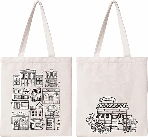 Lamkidle Bolsa de lona de algodón con diseño floral, pequeña bolsa de lona de algodón con bonito ramo de flores para mujer, bolsa de comestibles