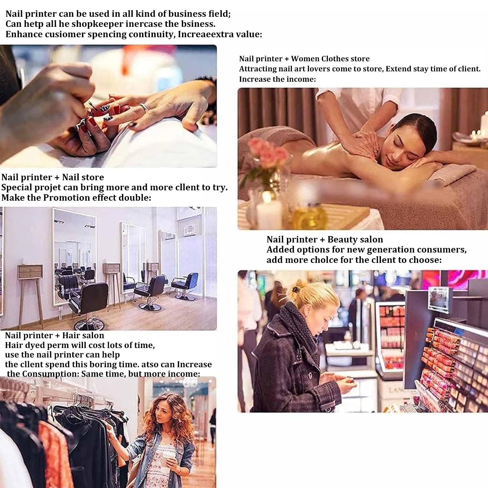 Automatyczna Drukarka Do Zdobienia Paznokci DIY, 3D Cyfrowa Inteligentna Drukarka Do Paznokci, Zestaw Do Manicure, Narzędzia Do Drukowania Zdjęć Paznokci