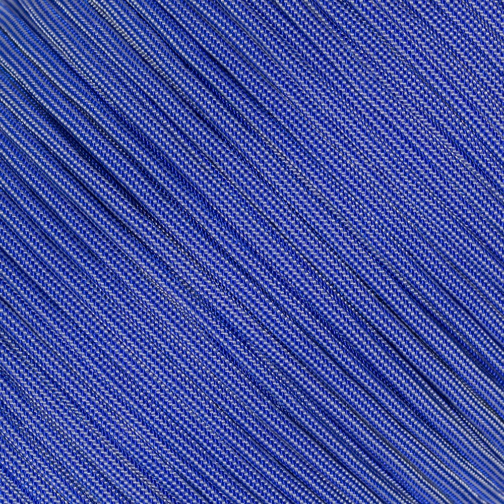 Electric Blue Silver Stripes - 550 Paracord - 100 Feet โ image 1