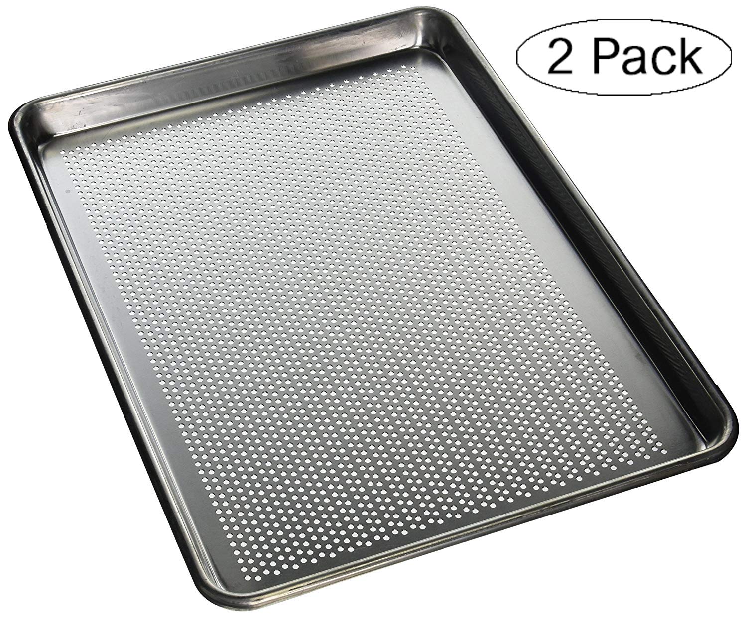 MIU France 99126p perforated baking pan, 13 x 18, Silver (Twо Расk)