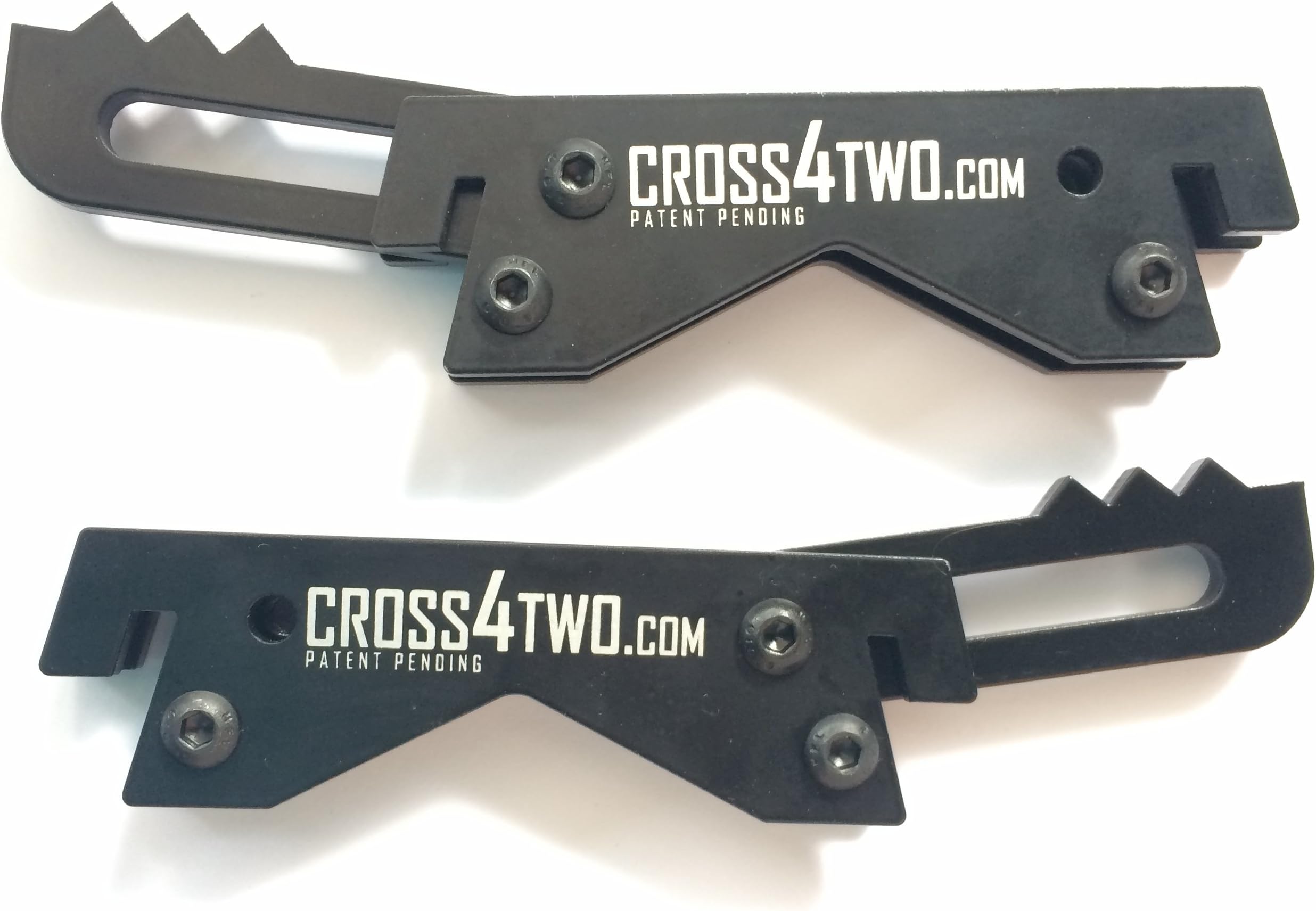 cross4two Passenger Foot Pegs fits HONDA CRF CR 125 150 250 450 R X F Enduro MX Dirt Bike - Black
