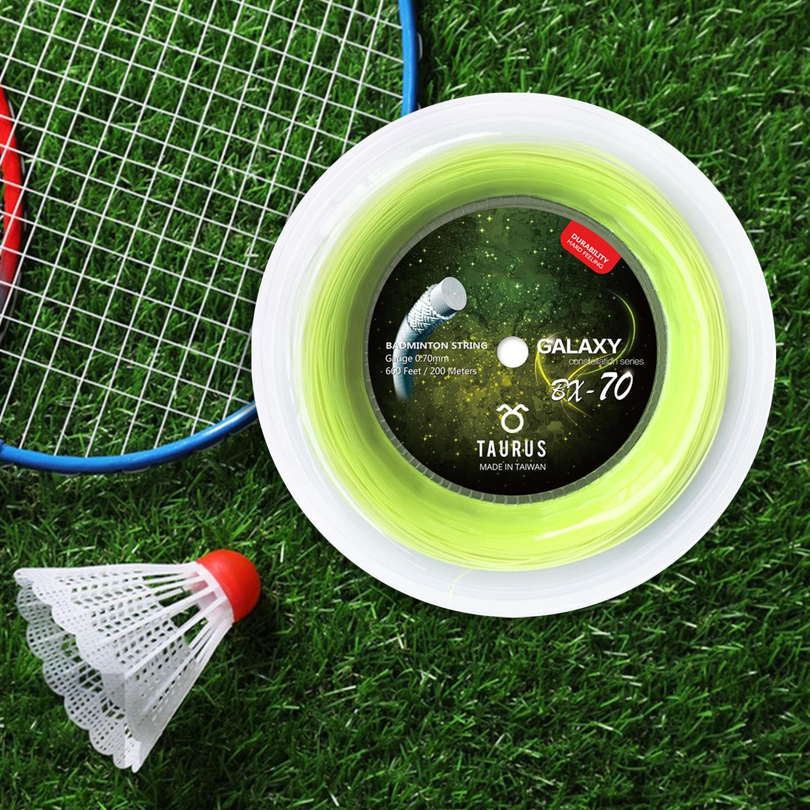 Generisch Badminton Schläger Besaitung | Ersatzsaite Für Badminton-Schläger - Hoch Elastische Besaitung Für Enthusiasten, Anfänger Und Sportler