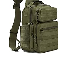 Vista 6 de Paquete de 2 bolsas Molle – Bolsa táctica compacta resistente al agua EDC bolsa pequeña de utilidad