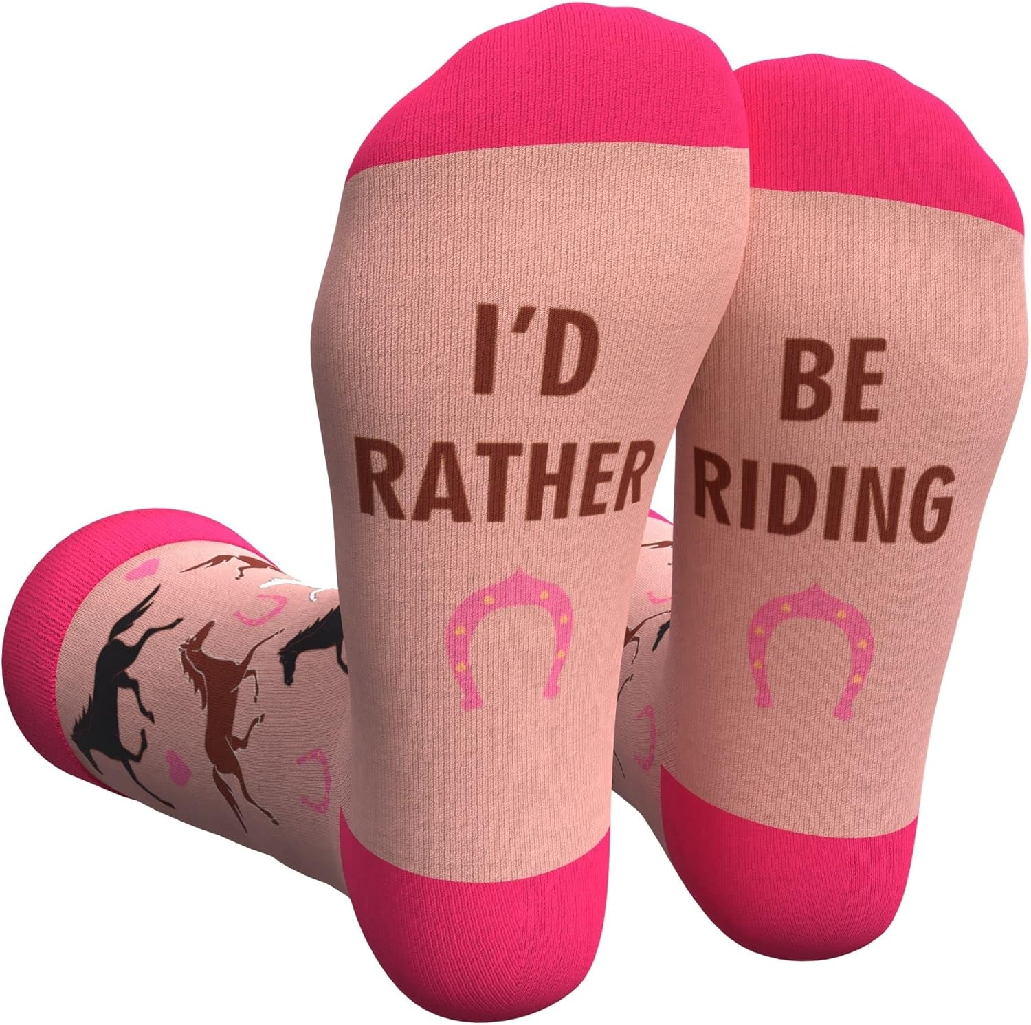 Cavertin Women's Socks Pug, Dachshund, Horse, Flamingo, French Bulldog, Golden Retriever, Chicken, Fox - Image 9