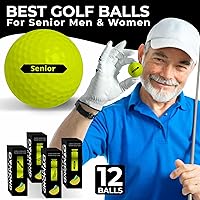 Vista 2 de Pelotas de golf para personas mayores (1 docena)