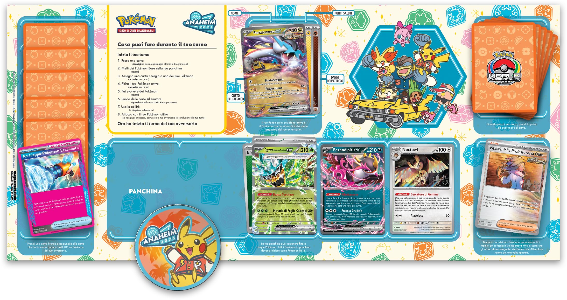 Pokémon: mazzo dei Campionati Mondiali 2025 del GCC Pokémon (Yuya Okita), Edizione in Italiano