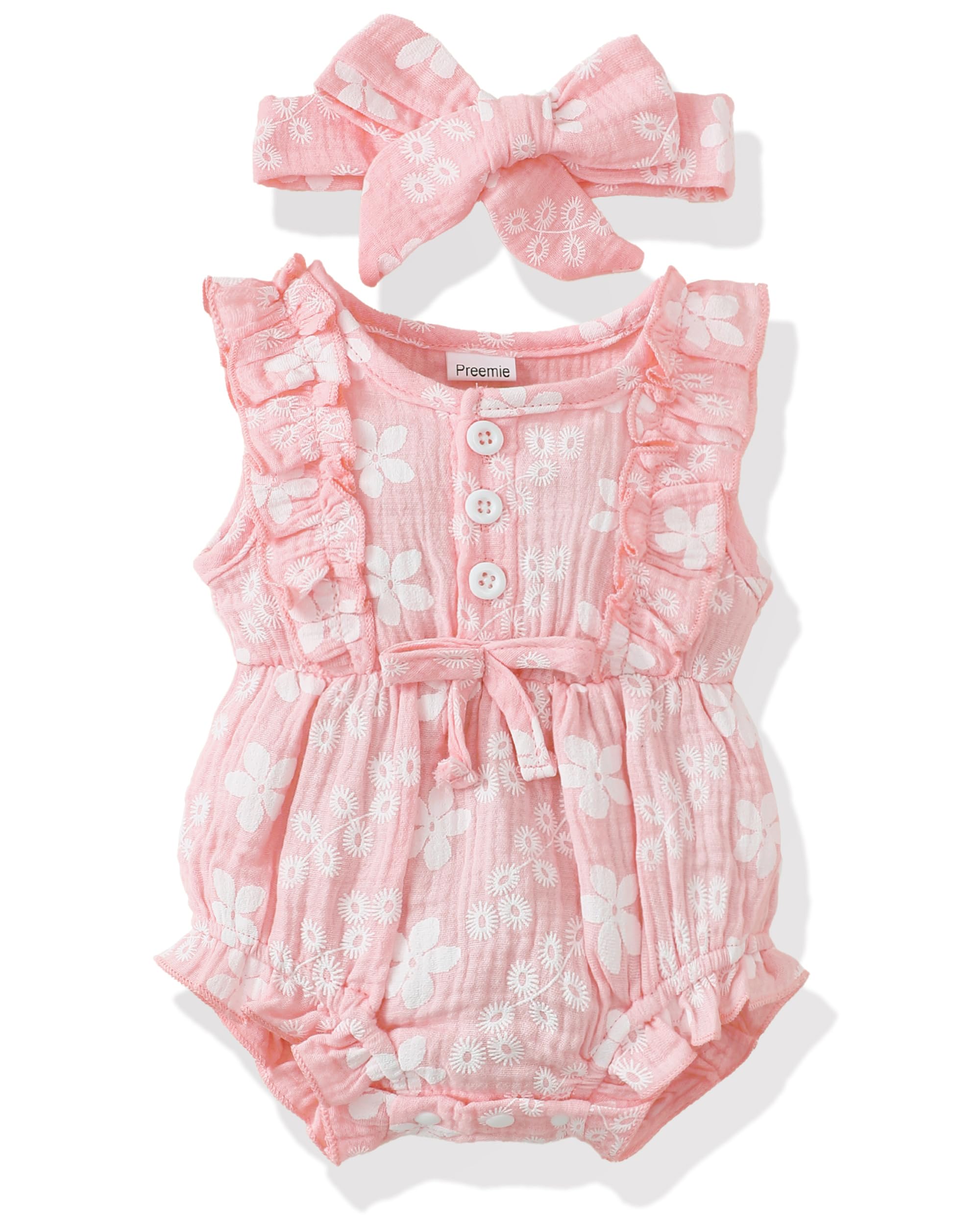 Newborn Infant Baby Girl Clothes Rompers Summer Jumpsuits Short Sleeve Romper Infant Baby Clothes Girl