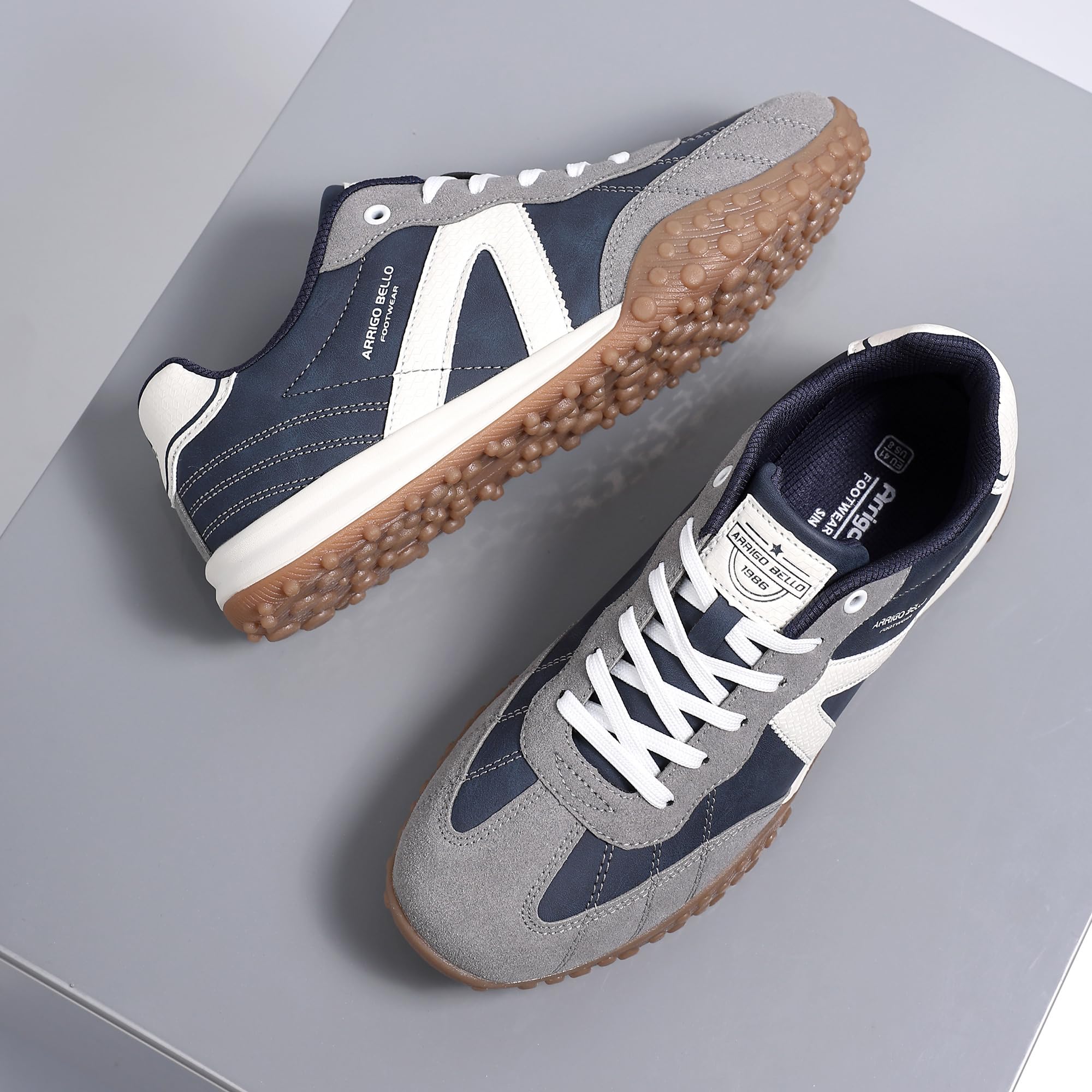 ARRIGO BELLO Scarpe Uomo Sneakers Casual Leggere Ginnastica Antiscivolo Basse Scarpe per Outdoor all'Aperto EU 41-46
