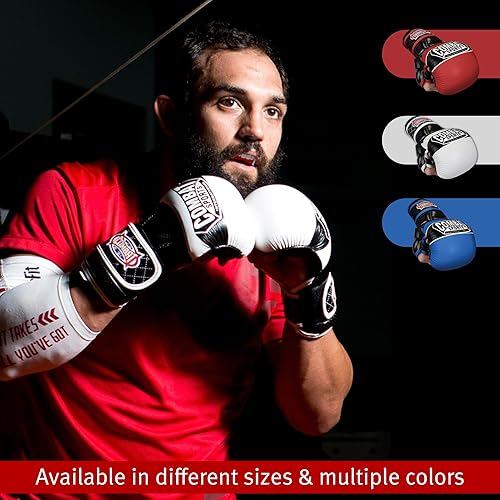 Miniatura 7 de Combat Sports Max Strike - Guantes de entrenamiento de MMA, guantes de boxeo con palma abierta para artes marciales, kickboxing y artes marciales,