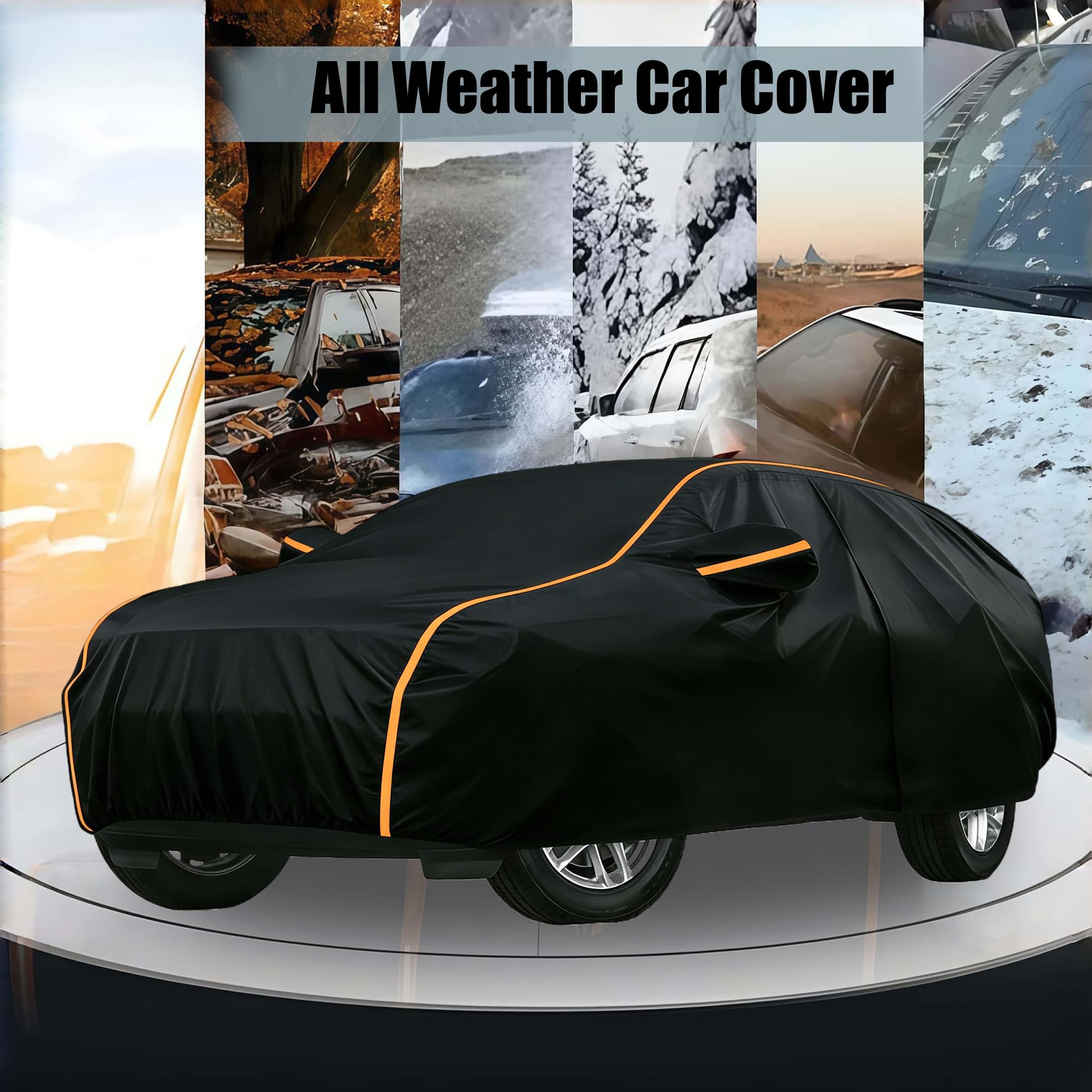 Abdeckplane Auto für Mercedes GLS 600 Maybach 2020-2024 丨Autogarage Abdeckung Vollgarage Autoabdeckung Atmungsaktiv Uv Beständig Outdoor mit Aufbewahrungstasche